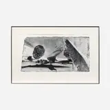 Gary Sutton, Seed Bomber, 1991 Silver gelatin print 18" x 33 1/4" (sight), Pencil
