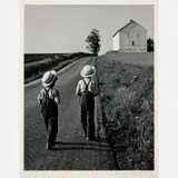 George Tice, Two Amish Boys, Lancaster, Pennsylvania, 1962/ printed later