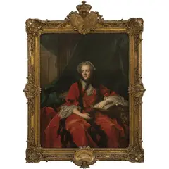Jean-Marc Nattier, RETRATO DE MARÍA LESZCZYNSKYA, Óleo sobre tela