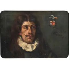 Germán Gedovius, AUTORRETRATO, Óleo sobre tela