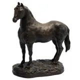 Caballo, SXX, Bronce, patinado en color marrón