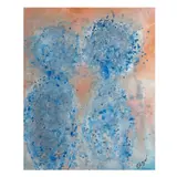 Amantes by Eliseo Garza Aguilar, Mixta sobre tela, offered Aug 2025