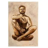 Axell Espinoza, Visto el Tiempo, Óleo sobre tela. Firmado