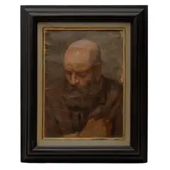 Retrato de Monje, PRINCIPIOS DEL SIGLO XX, Óleo sobre tela
