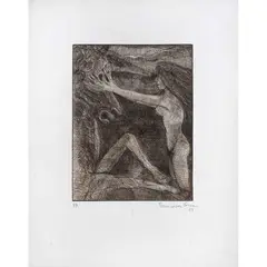 Untitled by Francisco Corzas, 1979, Grabado al aguafuerte y a la punta seca P/A, offered Jul 2025