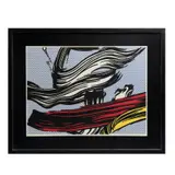 Roy Lichtenstein, Brushstrokes Poster, de la serie Brushstrokes prints, 1967, Serigrafía sin número de tiraje