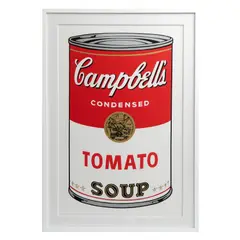 Andy Warhol, 11.46: Campbell's Tomato Soup, Serigrafía sin número de tiraje