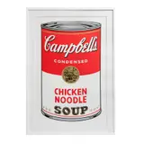 Andy Warhol, II.45: Campbell's Chicken Noodle Soup, Serigrafía, sin número de tiraje