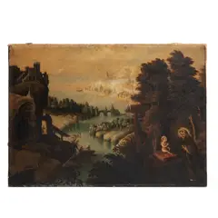 Anónimo, "San Antonio", Óleo sobre tela