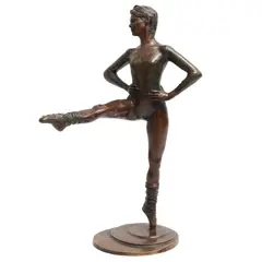 Bailarina, MÉXICO, SIGLO XX, Bronce, patinado en color marrón