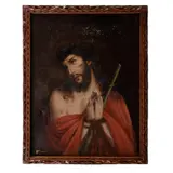 Ecce Homo, MÉXICO, CA, 1900, Óleo sobre tela