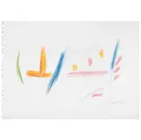Albert Ràfols-Casamada, Untitled, Pastel sobre papel