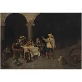 ESCENA DE TABERNA by Natal Pesado Segura, Óleo sobre madera, offered Jul 2025