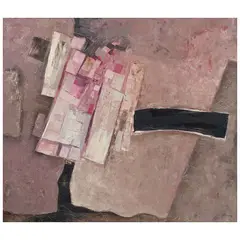 Byron Galvez, Abstracto, Óleo sobre tela