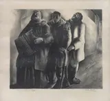 Antonie "anto" Carte, Les musiciens aveugles, Litografía Épreuve d'artiste 20 / XXX