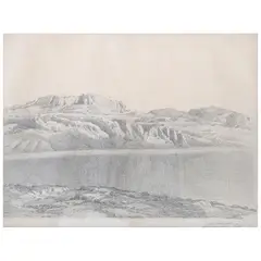 Edgardo Coghlan, Mar muerto, 1967, Lápiz de grafito sobre papel
