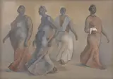 Francisco Zúñiga, Mujeres caminando I, 1982, Litografía P. A. XIV / XX