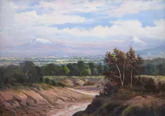 Jesús Agustín Castro, Untitled, Óleo sobre tela