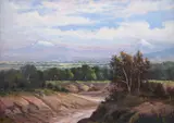 Jesús Agustín Castro, Untitled, Óleo sobre tela