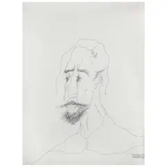Untitled by Leonardo Nierman, Tinta sobre papel, sold Jul 2025