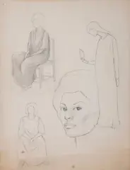 María Marín, Untitled, Lápiz de grafito sobre papel