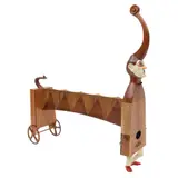Carruaje arlequín by Mario Martín del Campo, Escultura en madera tallada y entintada, offered Jul 2025