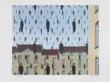 Golconde (Golconda) by René Magritte, Litografía 192 / 275, edición póstuma, sold Jul 2025
