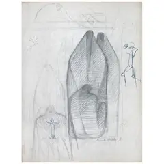 Untitled by Ricardo Martínez, Lápiz de grafito sobre papel, offered Jul 2025