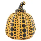 Yayoi Kusama, Pumpkin - Yellow and black, Escultura en resina laqueada sin número de tiraje