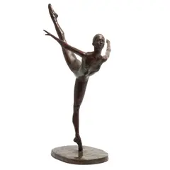 Bailarina, MÉXICO, SIGLO XX, Bronce, patinado en color marrón