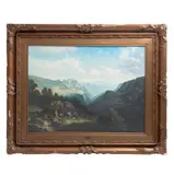 Miguel Ángel Oropeza, Paisaje, Óleo sobre tela