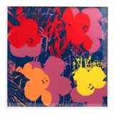 Andy Warhol, Flowers II.66, Serigrafía sin número de tiraje