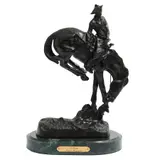 Outlaw*, SIGLO XX, Bronce; con base de mármol verde