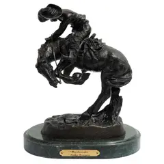 The Rattlesnake*, SIGLO XX, Bronce; con base de mármol verde