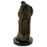 Jorge Coste, FAMILIA, Bronce, patinado en color verde; con base de mármol negro