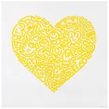 Sam Cox, Unlocked Heart, de la serie Pop Heart, 2021, Serigrafía en papel algodón 52 / 300