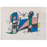 Litografía IV, de la suite 12 litografías originales by Joan Miró, 1972, Litografía V / LXXX, sold Jun 2025