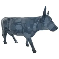 Noé Katz, Sin título, del proyecto Cow Parade, Escultura en fibra de vidrio policromado