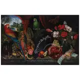 TROPICAL DELIGHT, Dollars rot everything!, de la serie Exotism for sale! by Javier Pulido Gándara & Sherwin Williams, 2024, Acrílico y óleo sobre tela, offered Jun 2025
