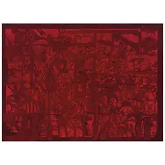 Untitled by Sergio Hernández, Xilografía intervenida y entelada sin número de tiraje, offered Jun 2025