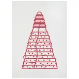 Vicente Rojo Almazán, P4, de la serie Volcanes primitivos, de la carpeta Ciudad entre nubes, Serigrafía 67 / 75