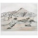 Juan Soriano, Volcanes, Grabado al aguafuerte y aguatinta 49 / 100