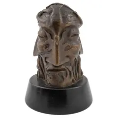 Francisco Eppens Helgueras, Cristo, Escultura en bronce en base de madera