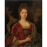 Retrato de Dama, EUROPA, CA, 1700, Óleo sobre tela