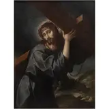 MÉXICO, CA. by Cristo Con la Cruz A Cuestas, 1700, Óleo sobre tela, offered Jun 2025