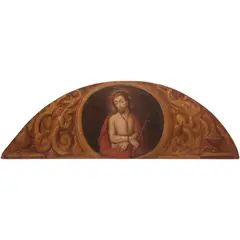 ECCE HOMO by Fragmento de Retablo, Óleo sobre tela, offered Jun 2025