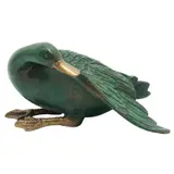 Pato, MÉXICO, SIGLO XX, Bronce, patinado en color verde