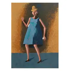 Carlos Orozco Romero, Mujer con sombrero, Serigrafía P. A