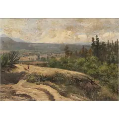 Juan de Mata Pacheco, VALLE DE MÉXICO, Óleo sobre tela