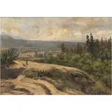 Juan de Mata Pacheco, VALLE DE MÉXICO, Óleo sobre tela